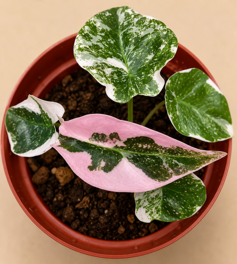 Alocasia Cuprea Albo/Pink Var
