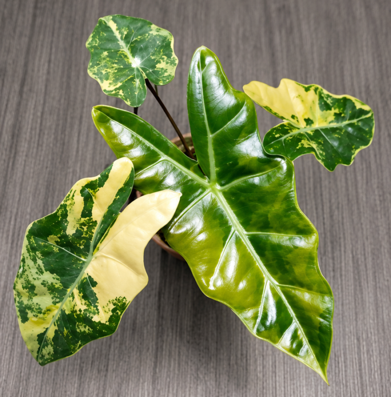 Alocasia Psuedo Sanderiana Aurea Var