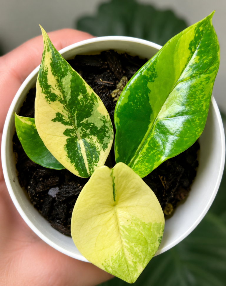 Alocasia Scalprum Aurea Var