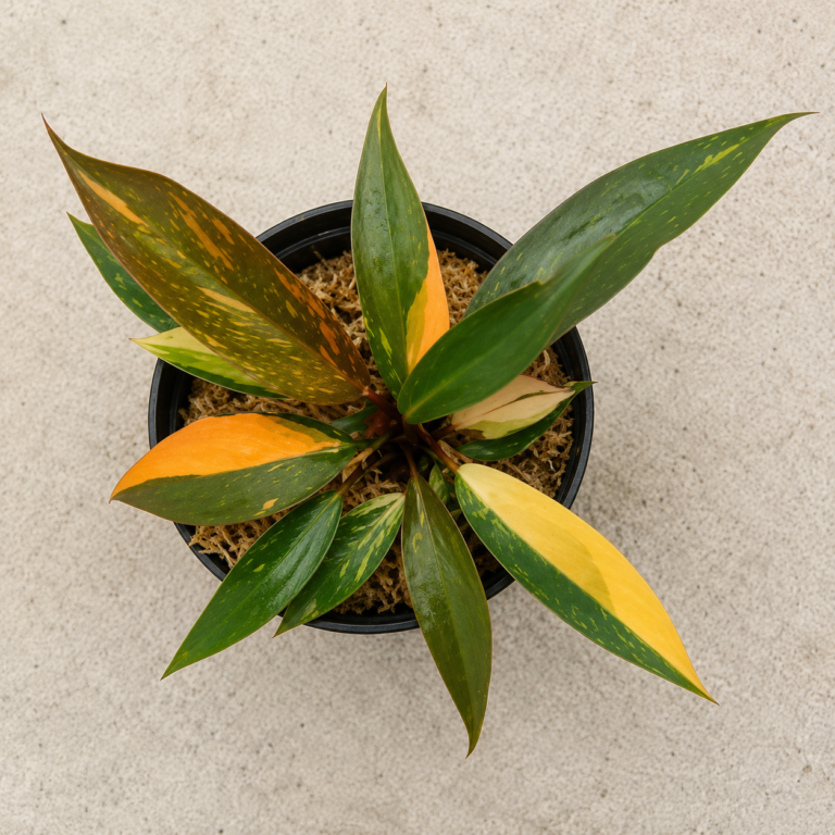 Philodendron Orange Princess Marble Var