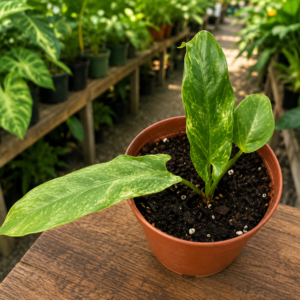 Alocasia Lauterbachiana Matcha Var