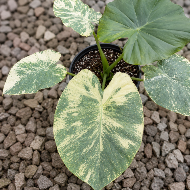 Alocasia Odora Okinawa Sliver Aurea Var