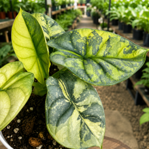 Alocasia Silver Dragon Aurea Var