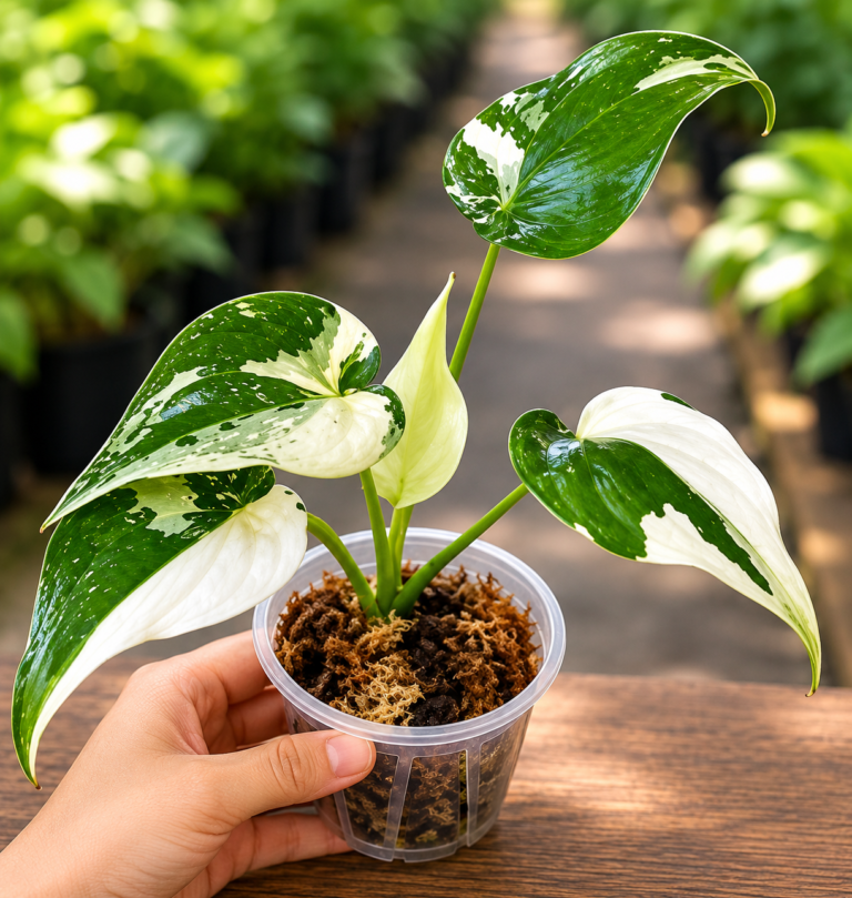Alocasia Cucullata Albo Var