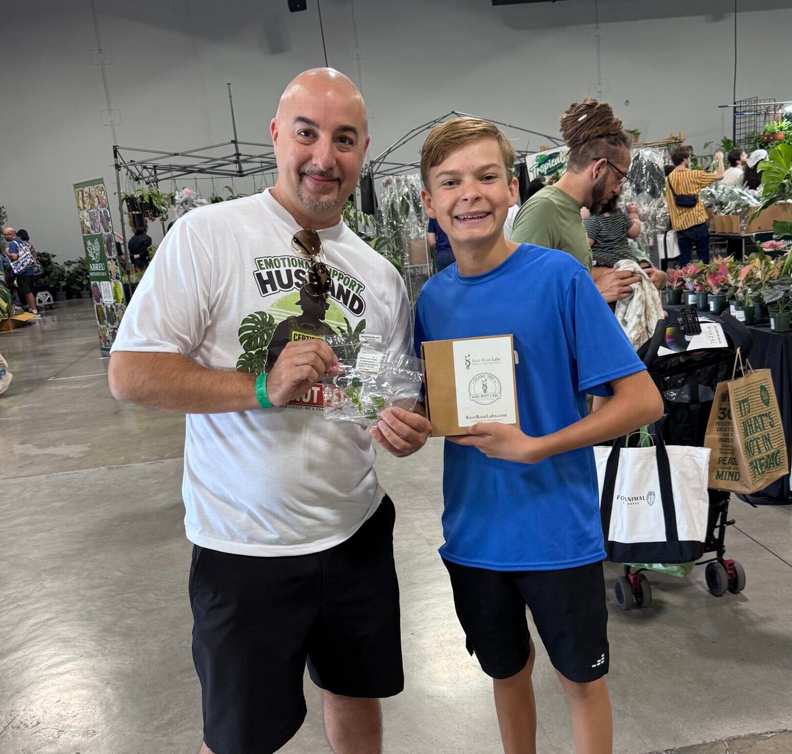 Meeting growers at the IAS Miami show